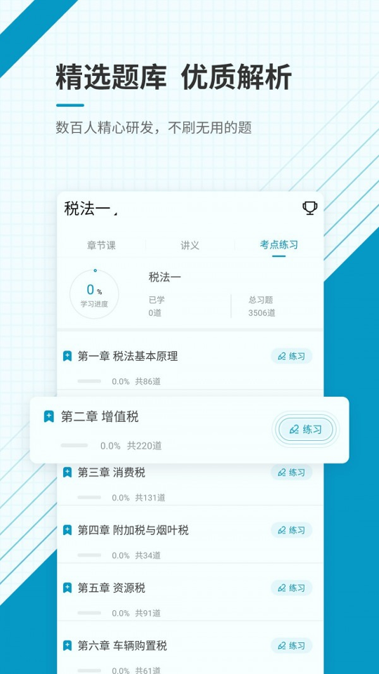 注册税务师准题库官方正版截图3