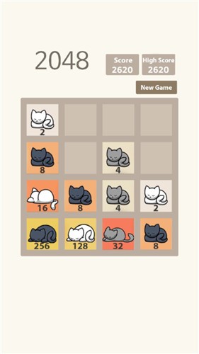 2048猫咪版截图2